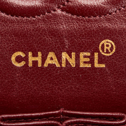 Chanel Classic Lambskin Leather Double Flap Bag (SHG-31300)
