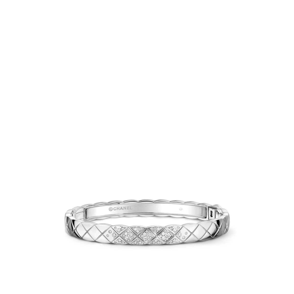 CHANEL COCO CRUSH 18K WHITE GOLD DIAMOND BRACELET
