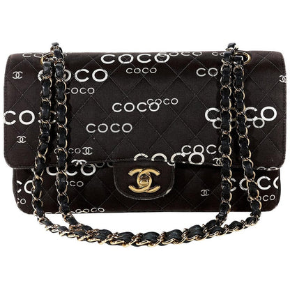Chanel Classic COCO Print Double Flap Bag