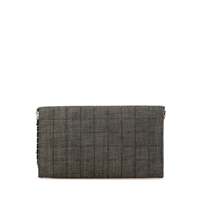Chanel Denim Choco Bar Chain Flap (SHG-rispJa)