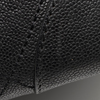 Chanel Distressed Caviar Leather Outdoor Ligne Satchel (SHF-20512)