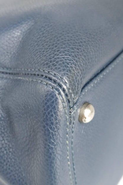 Executive Cerf Tote with Strap Blue