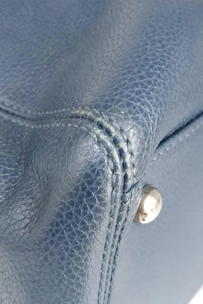 Executive Cerf Tote with Strap Blue