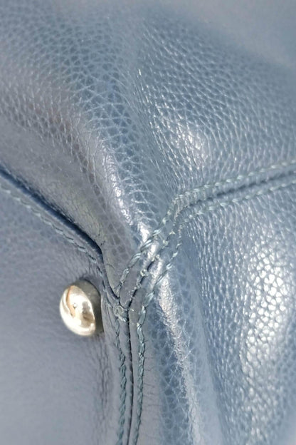 Executive Cerf Tote with Strap Blue
