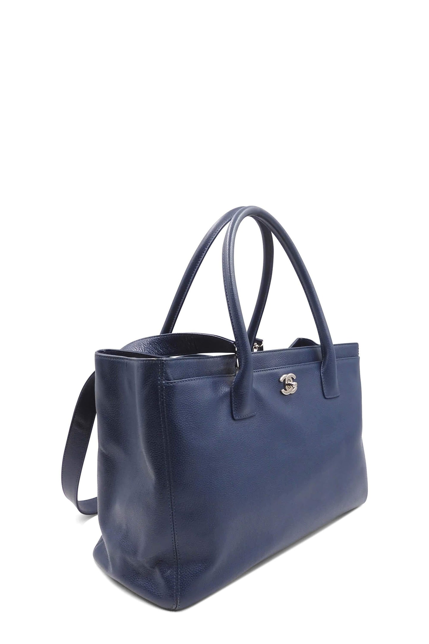 Executive Cerf Tote with Strap Blue