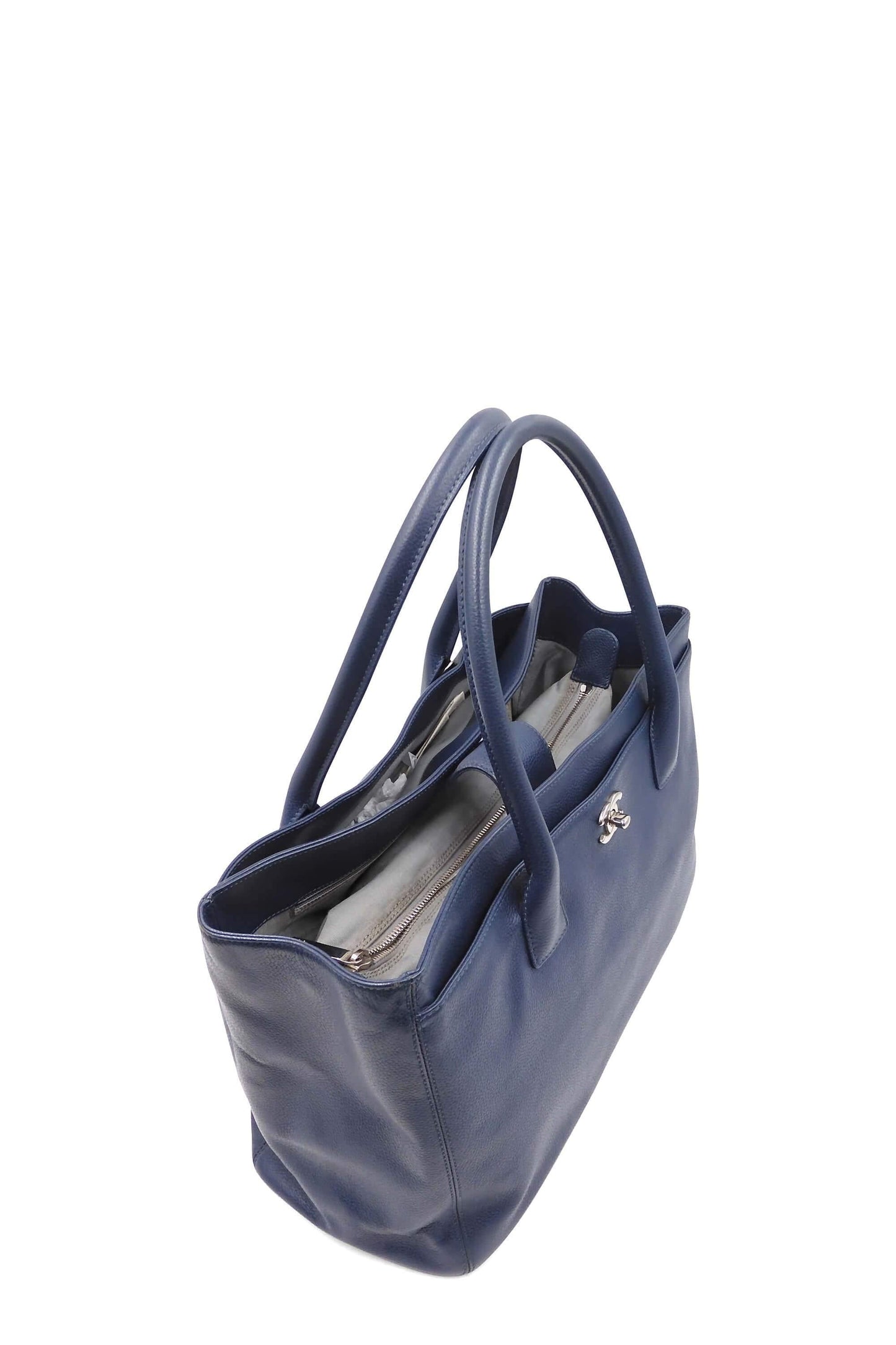 Executive Cerf Tote with Strap Blue
