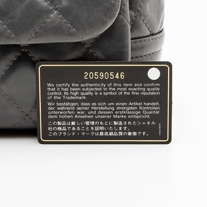 Chanel Glazed Calfskin Accordion Flap Bag (SHF-19847)