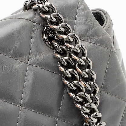Chanel Glazed Calfskin Accordion Flap Bag (SHF-19847)