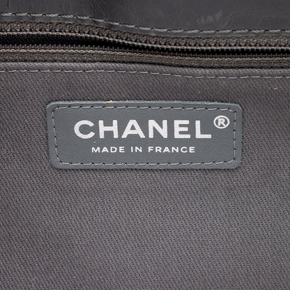 Chanel Glazed Calfskin Accordion Flap Bag (SHF-19847)