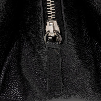 Chanel Grained Calfskin Chain Pocket Small Tote (SHF-16254)