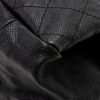 Chanel Grained Calfskin Chain Pocket Small Tote (SHF-16254)