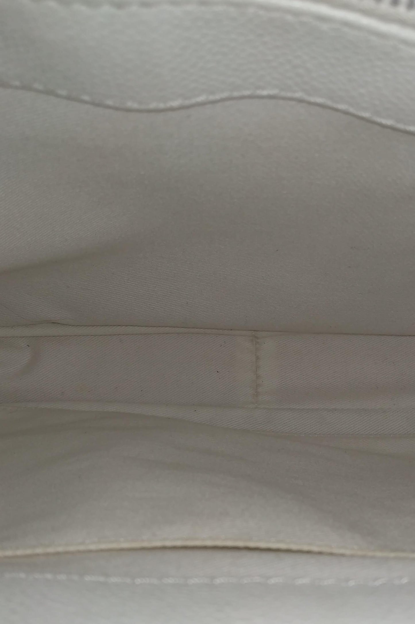 Grand Shopping Tote White with Silver Hardware