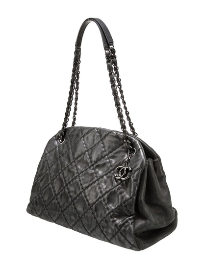 CHANEL IRIDESCENT CALFSKIN LEATHER LARGE JUST MADEMOISELLE BAG
