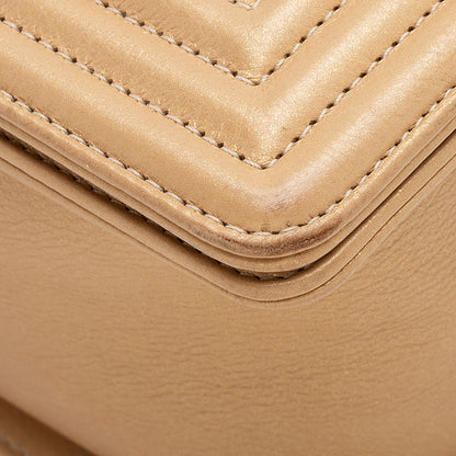 Chanel Iridescent Calfskin Old Medium Boy Bag (SHF-21920)