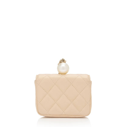 Chanel Iridescent Caviar Leather Pearl On Top Crossbody (SHF-Kp9Lpj)
