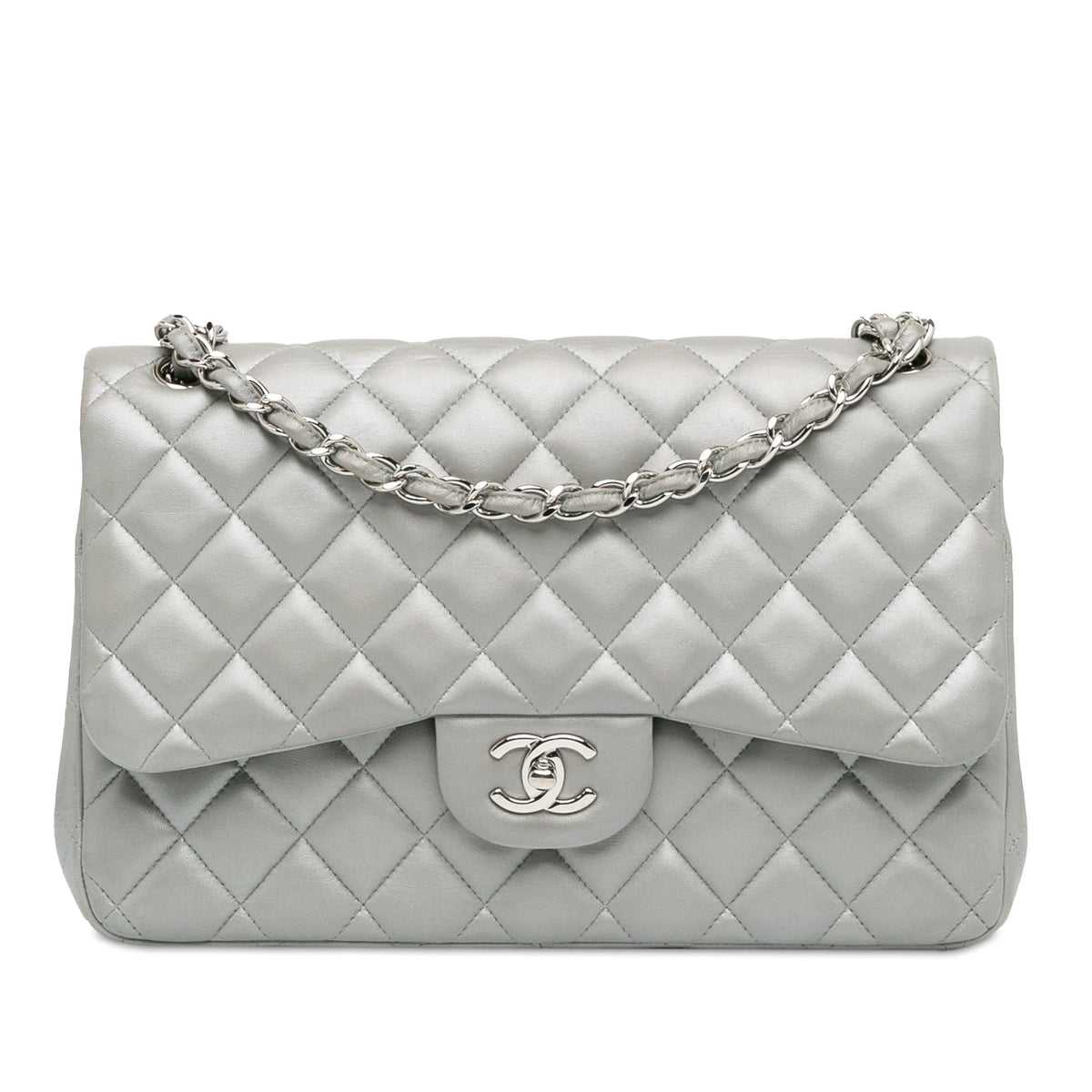 Chanel Jumbo Classic Lambskin Double Flap (SHG-FFE2dS)