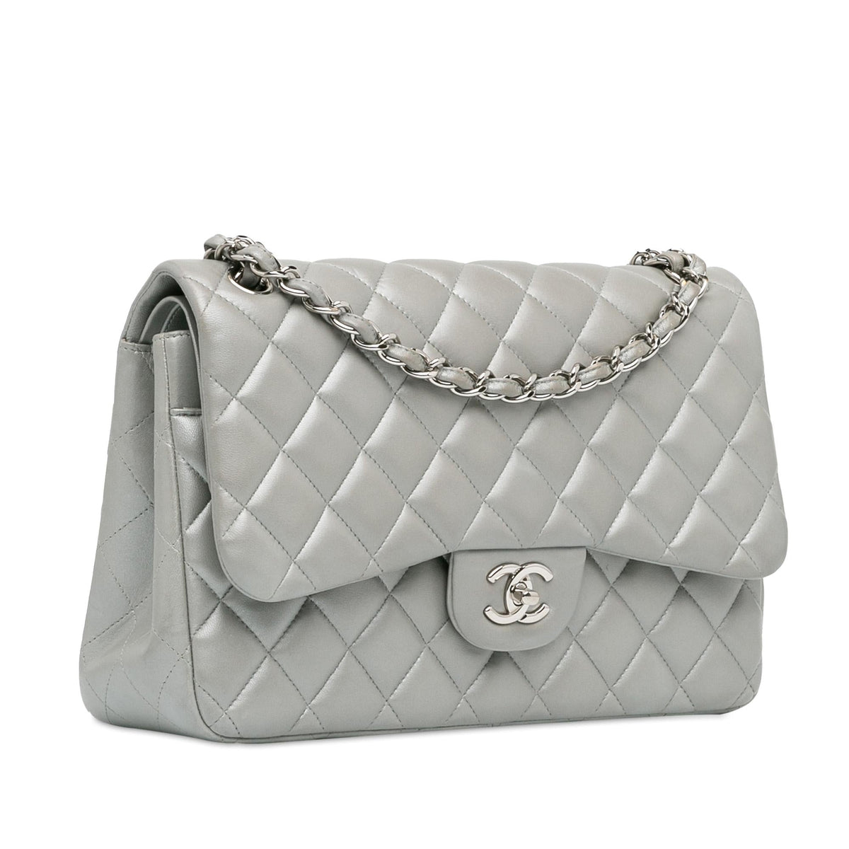 Chanel Jumbo Classic Lambskin Double Flap (SHG-FFE2dS)