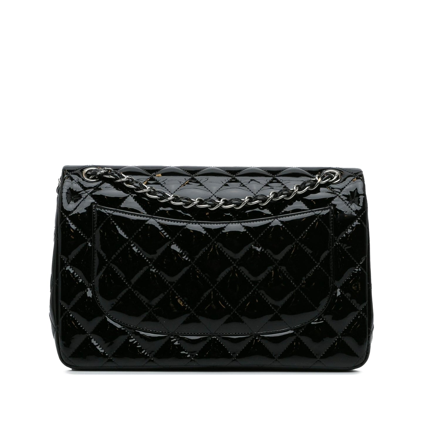 Chanel Jumbo Classic Patent Double Flap
