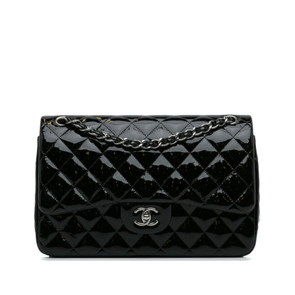 Chanel Jumbo Classic Patent Double Flap