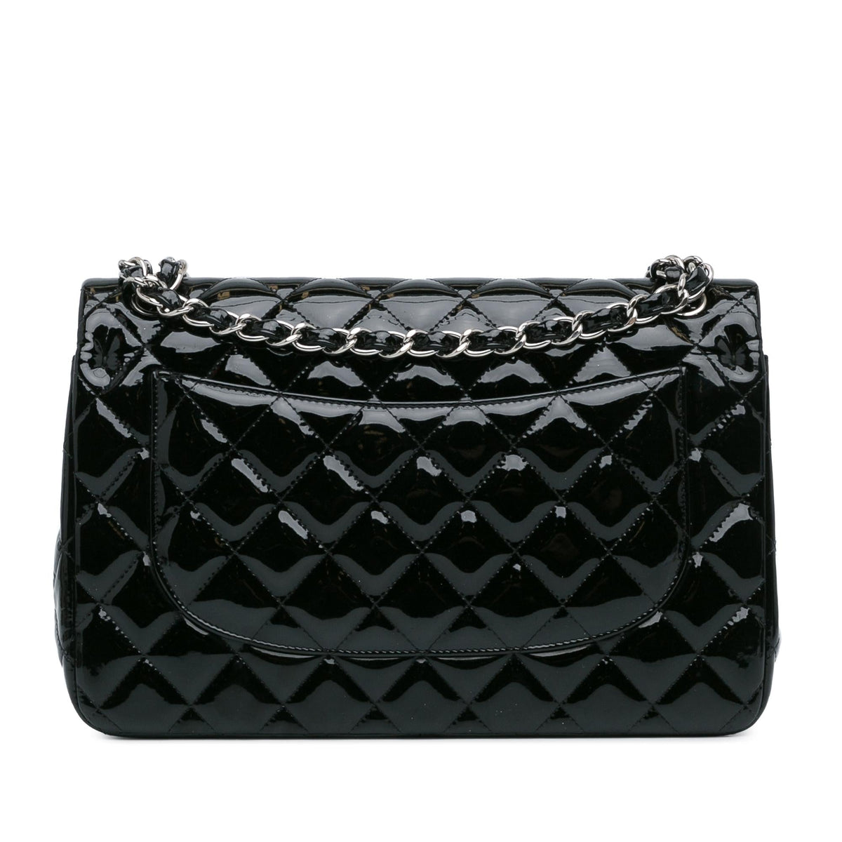 Chanel Jumbo Classic Patent Double Flap (SHG-OHbgvl)