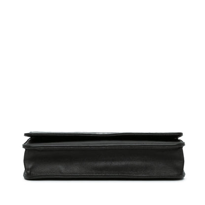 Chanel Lambskin Camellia Embossed Wallet On Chain (SHG-zvZjrf)