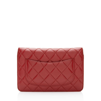 Chanel Lambskin Classic Wallet on Chain Bag (SHF-dAO7ph)