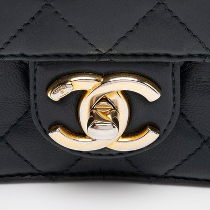 Chanel Lambskin Crossing Times Mini Flap Bag (SHF-Tv2M1K)