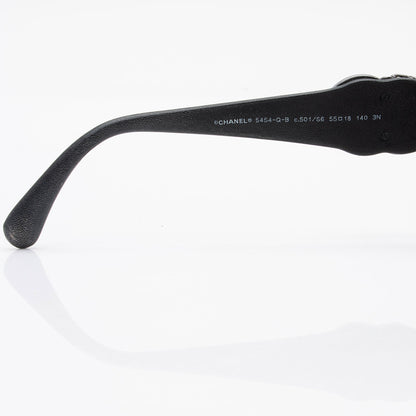 Chanel Lambskin Crystal CC Sunglasses (SHF-h3VgE4)