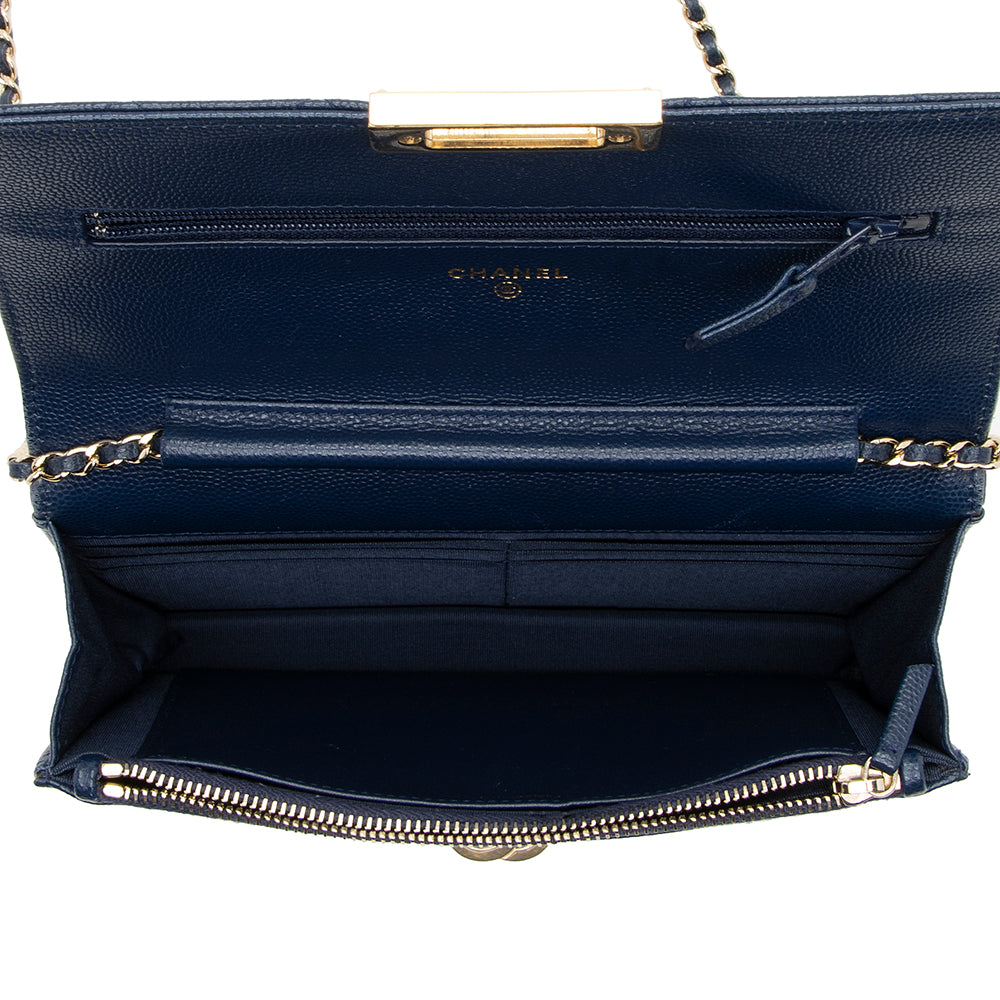 Chanel Lambskin Golden Class Wallet on Chain Bag (SHF-14831)
