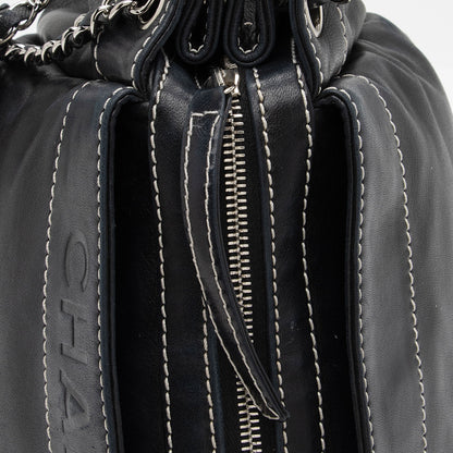 Chanel Lambskin LAX Accordion Shoulder Bag (SHF-WhynN4)