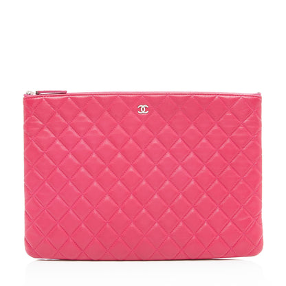 Chanel Lambskin Large O-Case