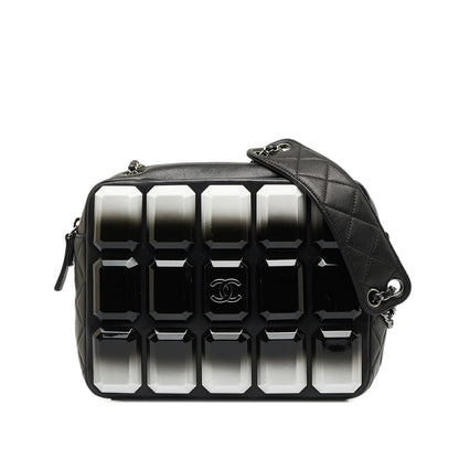 Chanel Lambskin Plexiglass Evening Art Camera Bag