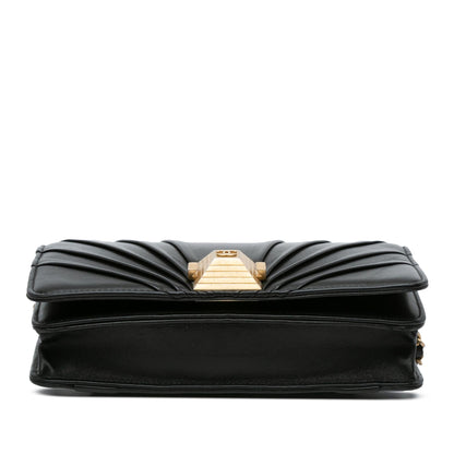 Chanel Lambskin Pyramid Wallet On Chain (SHG-Xyd0cJ)
