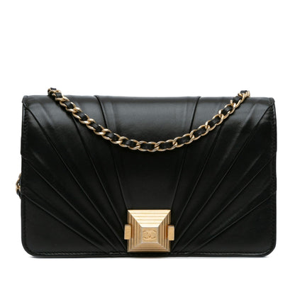 Chanel Lambskin Pyramid Wallet On Chain (SHG-Xyd0cJ)