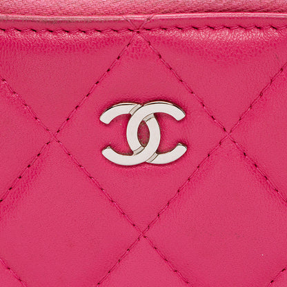 Chanel Lambskin Zip Around Organizer Large Wallet - FINAL SALE (SHF-15010)
