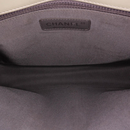 Chanel Large Boy Lambskin Leather Flap Bag (SHG-24074)