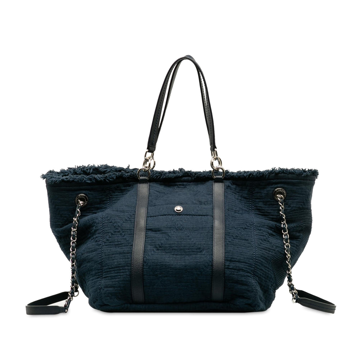 Chanel Large CC Double Face Deauville Satchel (SHG-AIPFAR)