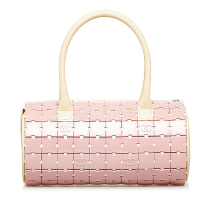 Chanel Lucite Puzzle Barrel Handbag (SHG-FENZ2D)