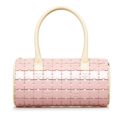 Chanel Lucite Puzzle Barrel Handbag (SHG-FENZ2D)