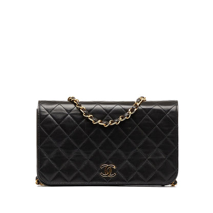 Chanel Matelasse Lambskin Leather Wallet On Chain (SHG-wGDXJR)