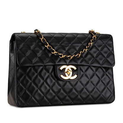 Chanel Maxi XL Classic Lambskin Single Flap (SHG-vNBmIg)