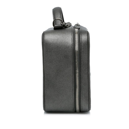 Chanel Medium CC Filigree Caviar Vanity Case