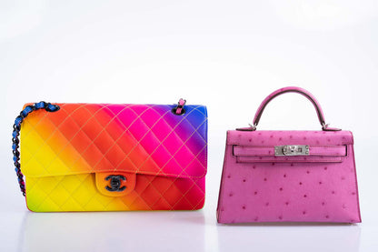 Chanel Medium Classic Flap Bag Rainbow 23C (Cruise Collection)