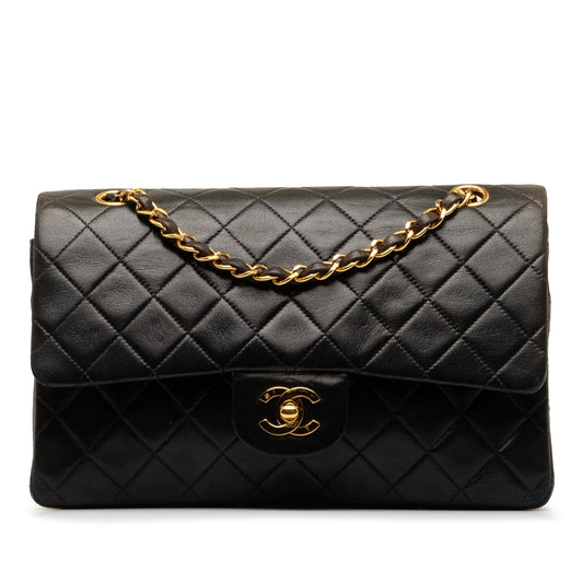 Chanel Medium Classic Lambskin Double Flap (SHG-IHTqBT)