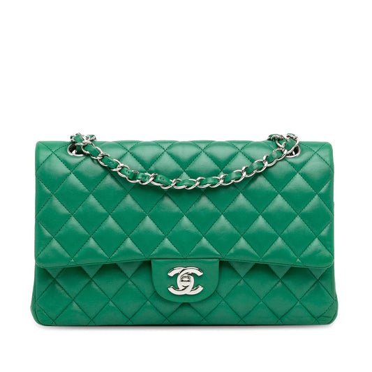 Chanel Medium Classic Lambskin Double Flap (SHG-dUgyW7)
