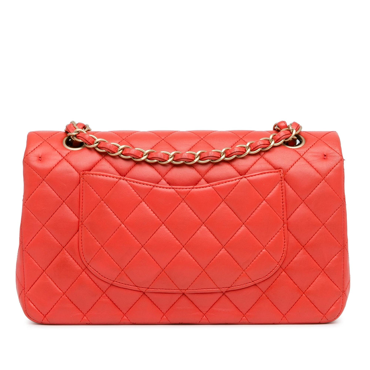 Chanel Medium Classic Lambskin Double Flap (SHG-H1Kink)