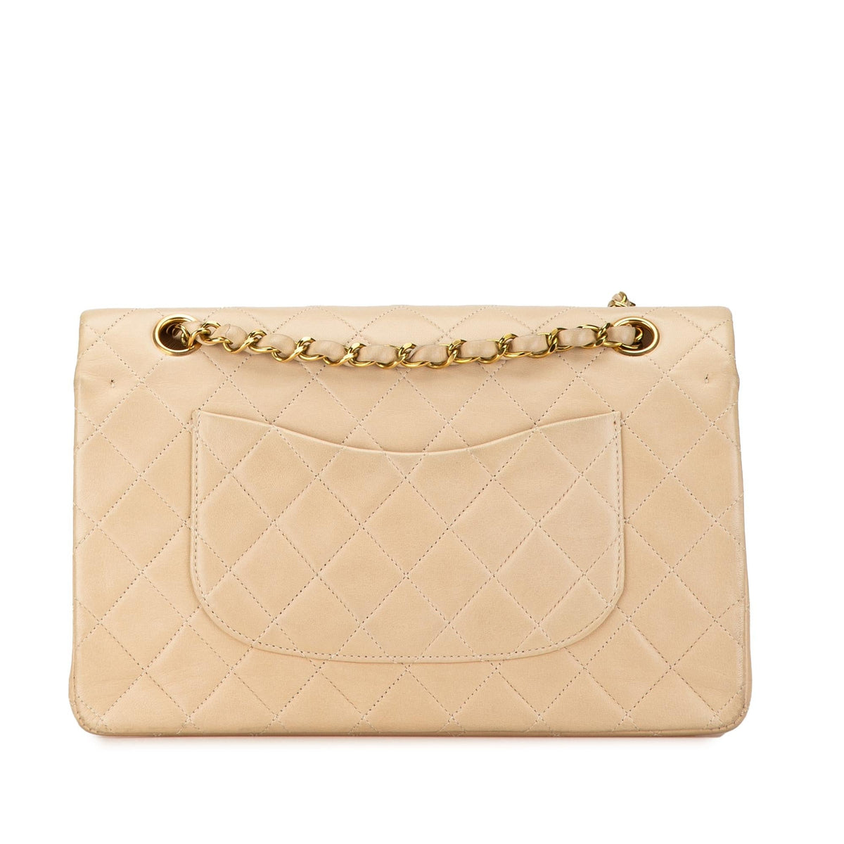 Chanel Medium Classic Lambskin Double Flap (SHG-65y48i)