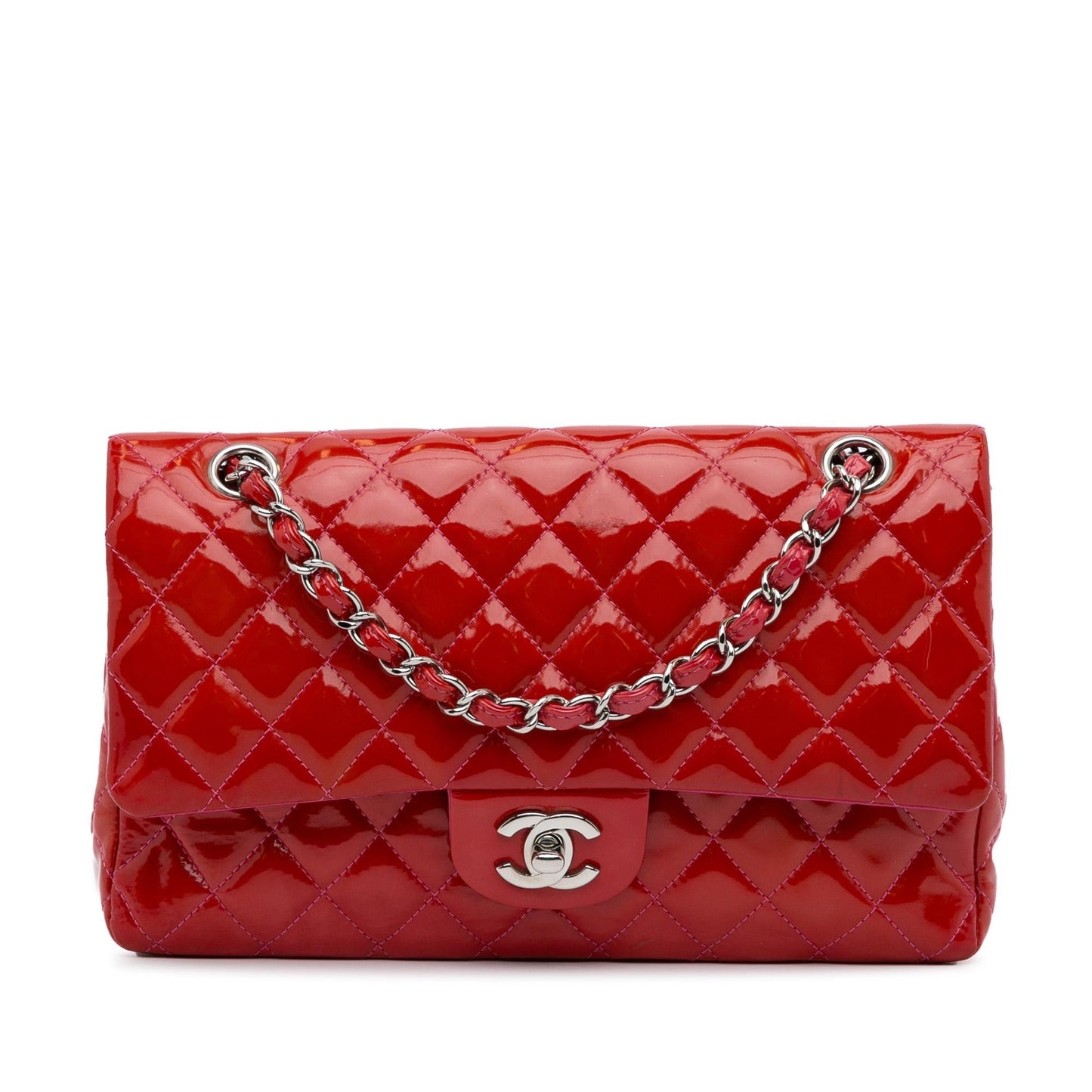 Chanel Medium Classic Patent Double Flap