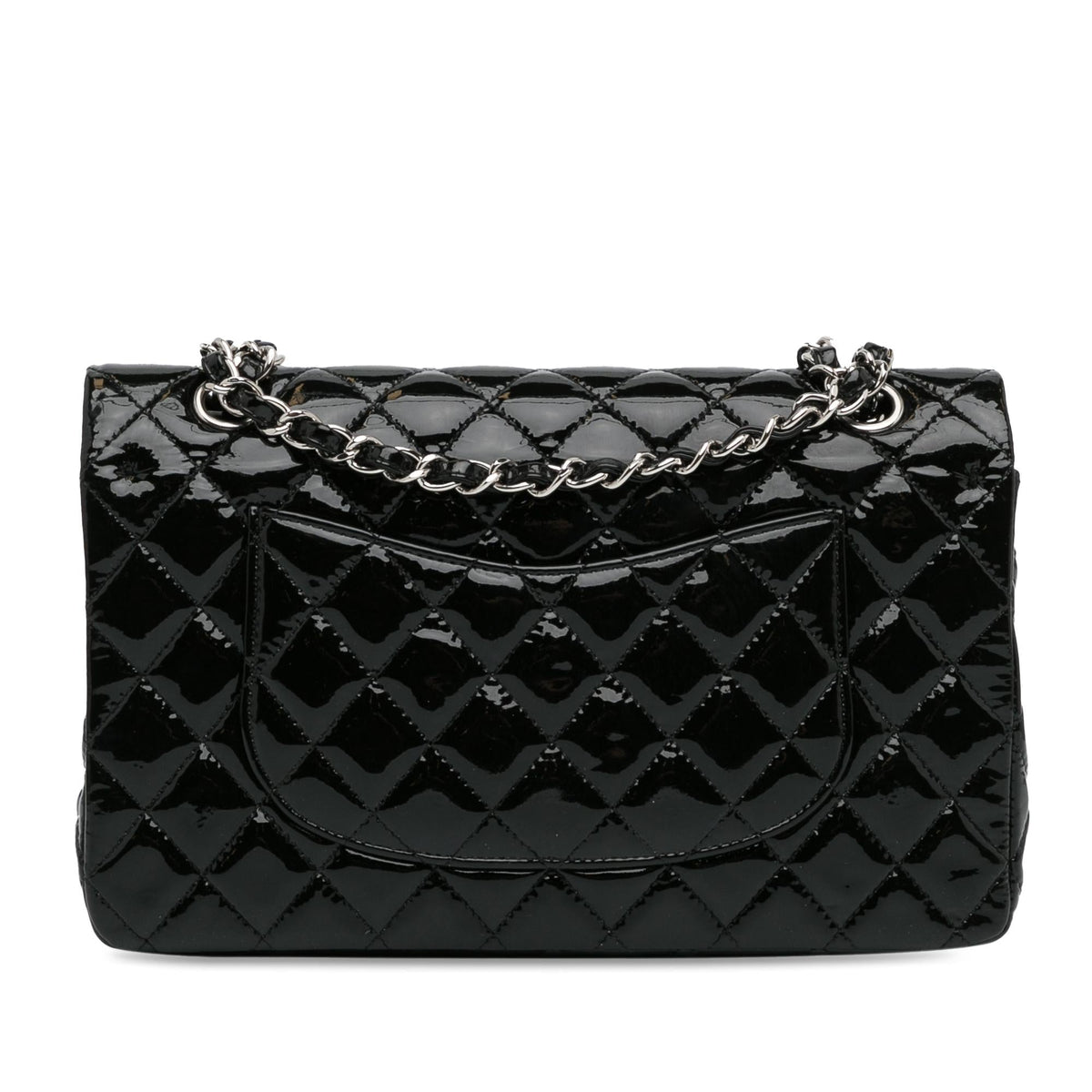 Chanel Medium Classic Patent Double Flap (SHG-mstM2R)