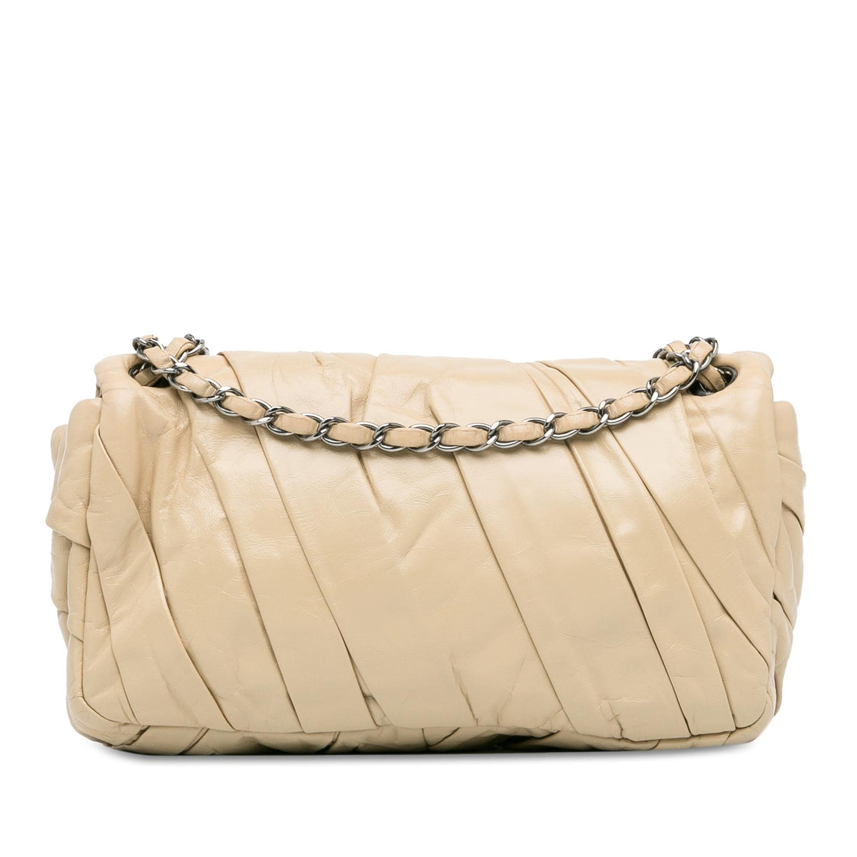 Chanel Medium Glazed Calfskin Twisted Flap (SHG-wkrXpk)